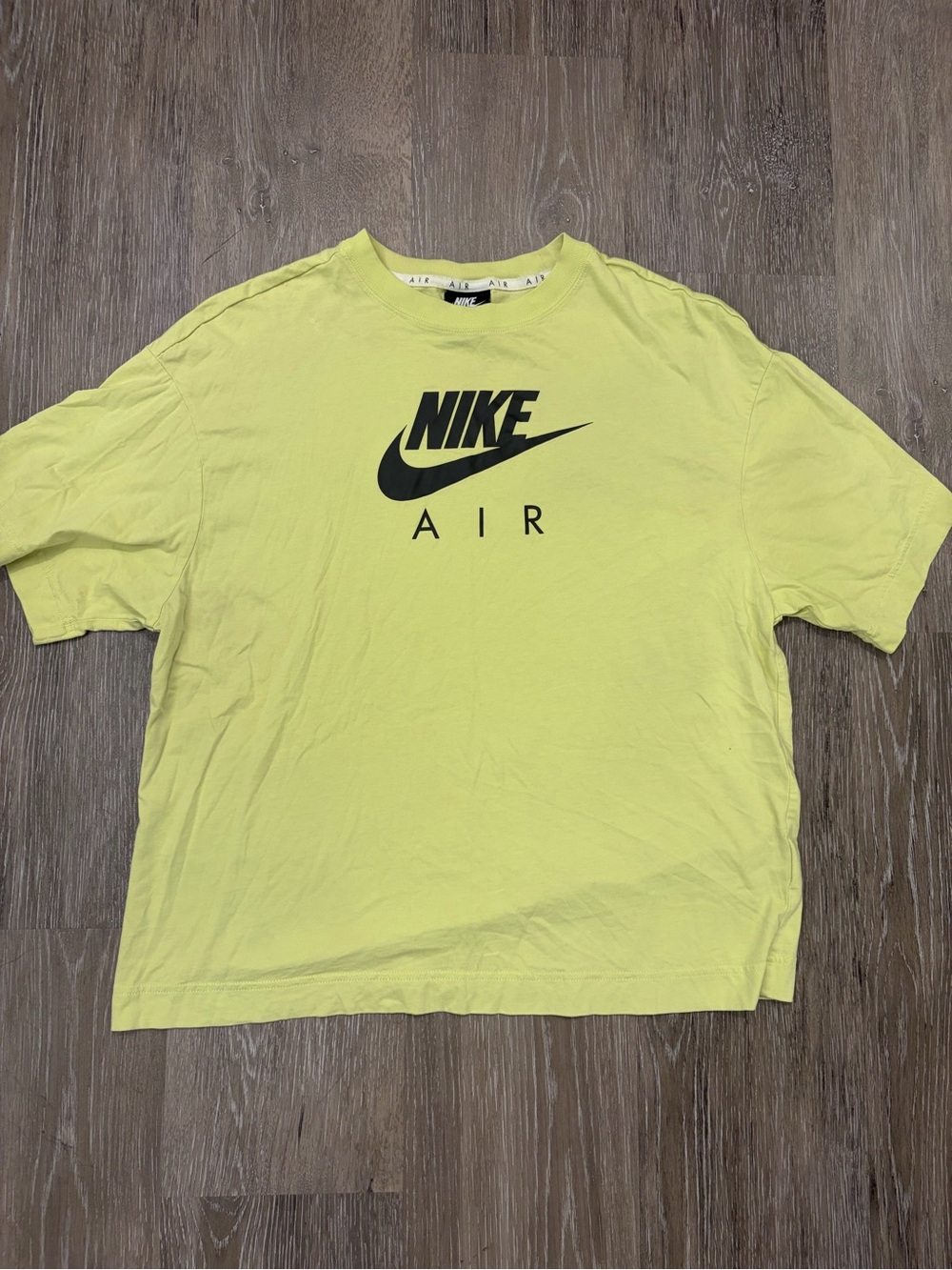 Nike Yellow & Black Air Logo Tee